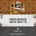 Carta "Sangara Café" cara exterior Veronikitis Producciones